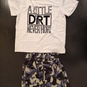 children t-shirt suit